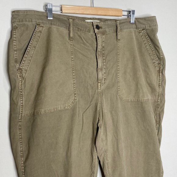 Madewell Curvy Stovepipe Fatigue Pants Tencel Lyocell Edition NWT - Picture 5 of 15